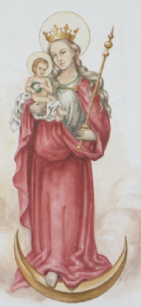 Mondsichelmadonna (Haus in Mieders im Stubaital)