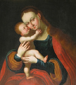 Kopie des Mariahilfbildes vom Dom  in der Antoniuskirche in Lienz