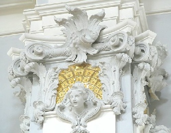 Stuck in der Stiftskirche Fiecht