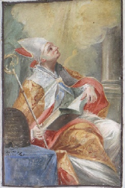 Hl. Ambrosius (Pfarrkirche Mieders im Stubaital)